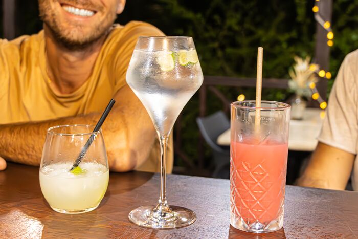 Des boissons servies au Caraïb'Bay Hôtel