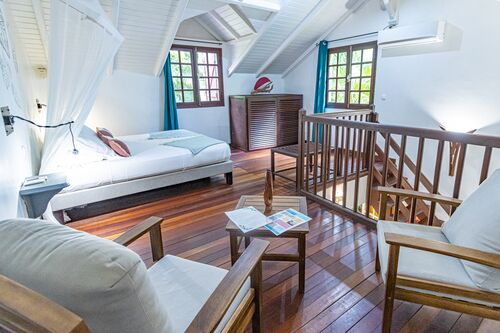Vue d'une chambre d'un duplex du Caraib'Bay Hôtel