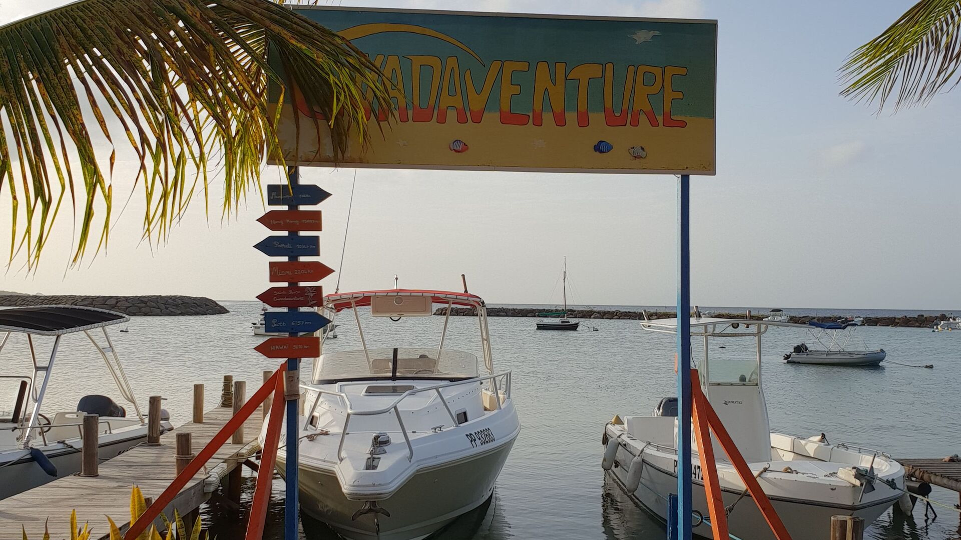 Accès à des activités en bateau en Guadeloupe